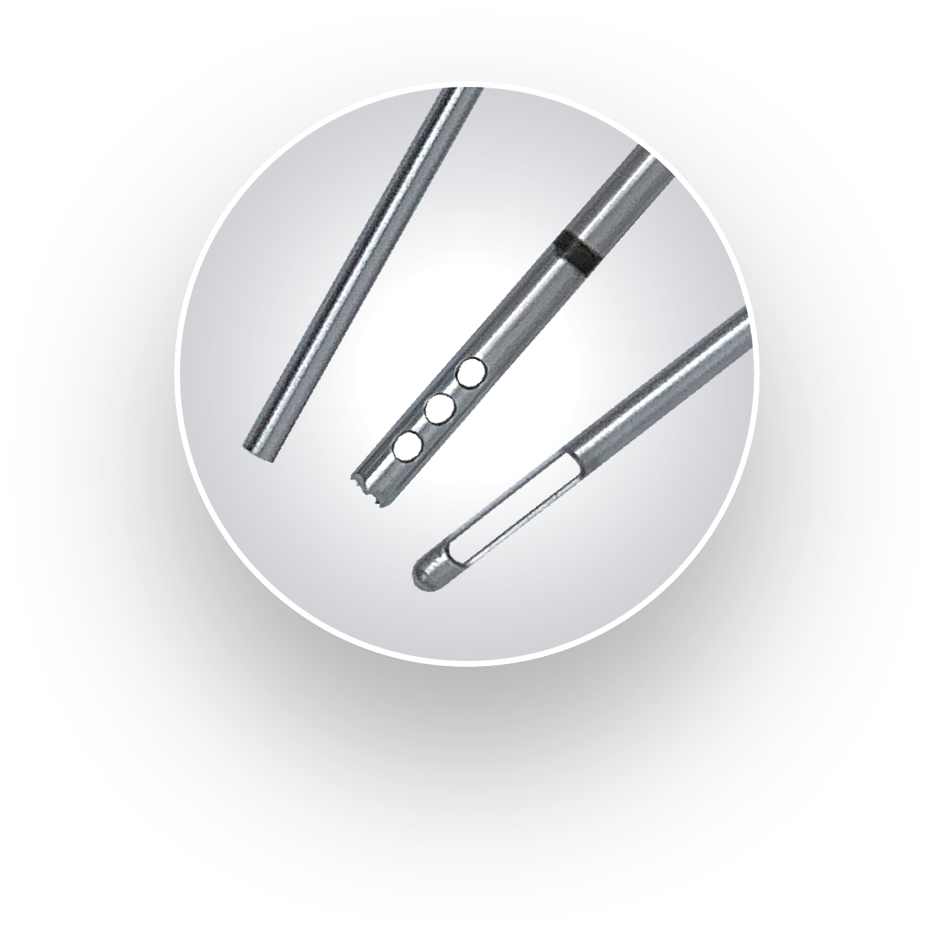 Tactoset unique cannula design